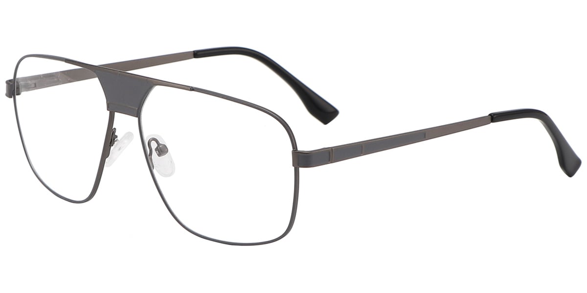 Acetate Metal Square Frame F8726