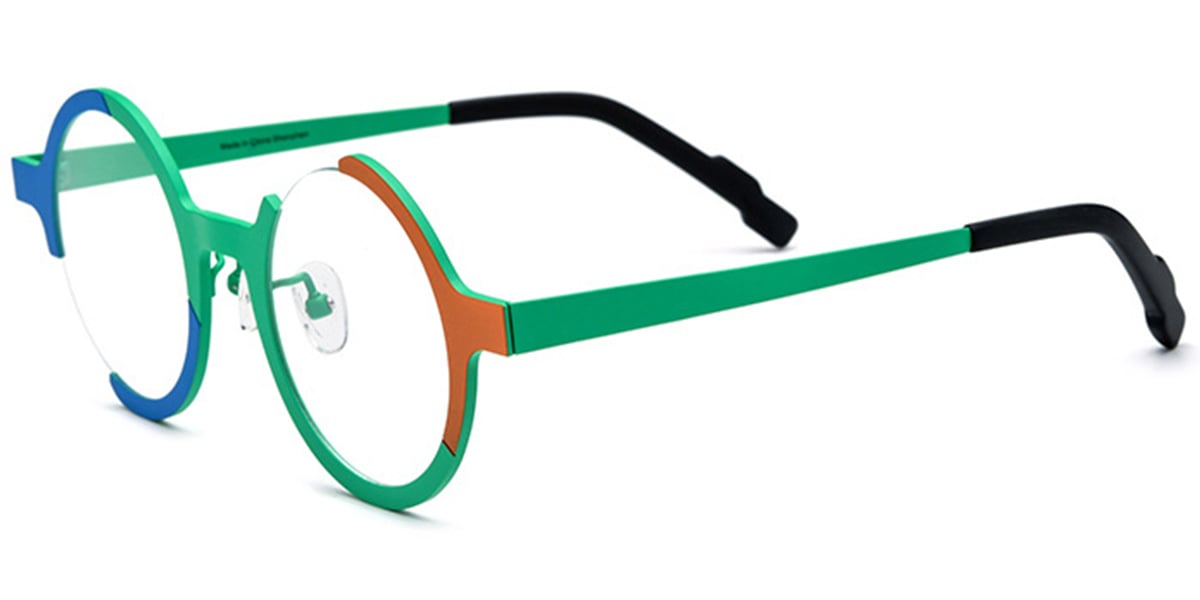 Titanium Round Frame F6799