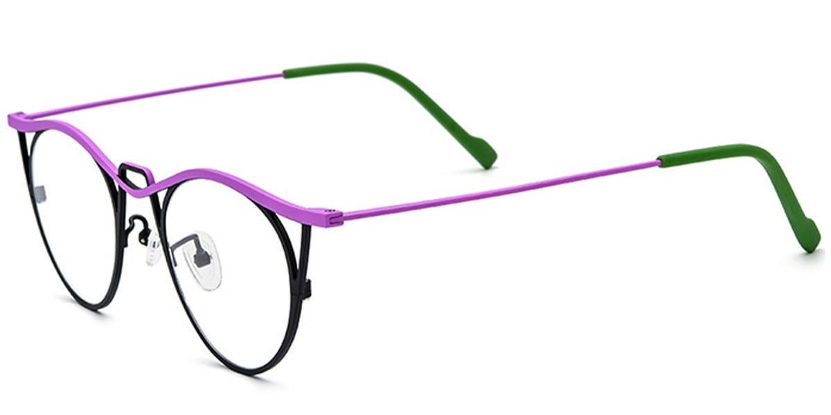 Titanium Cat Eye Frame F7042