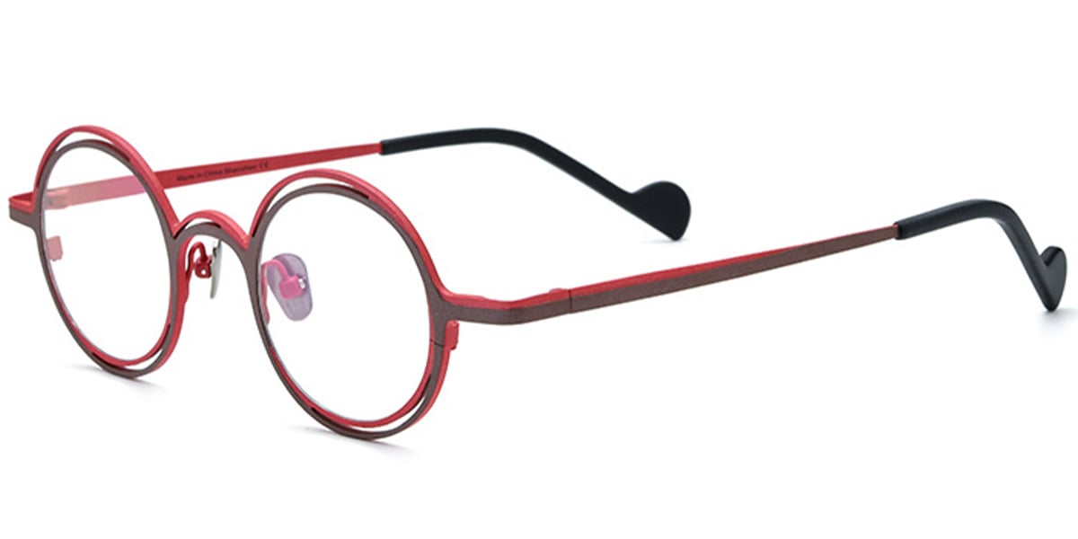 Titanium Round Frame F5618