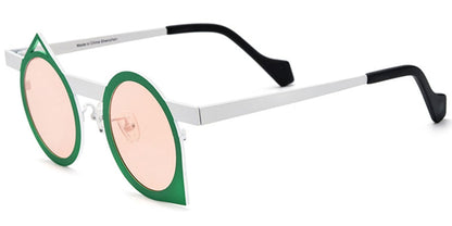 Titanium Geometric Sunglasses SG6721