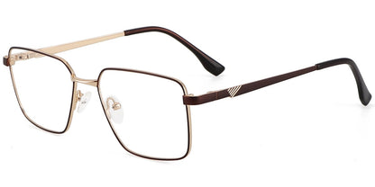 Acetate Metal Square Frame F9009