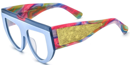 Acetate Geometric Frame F6848