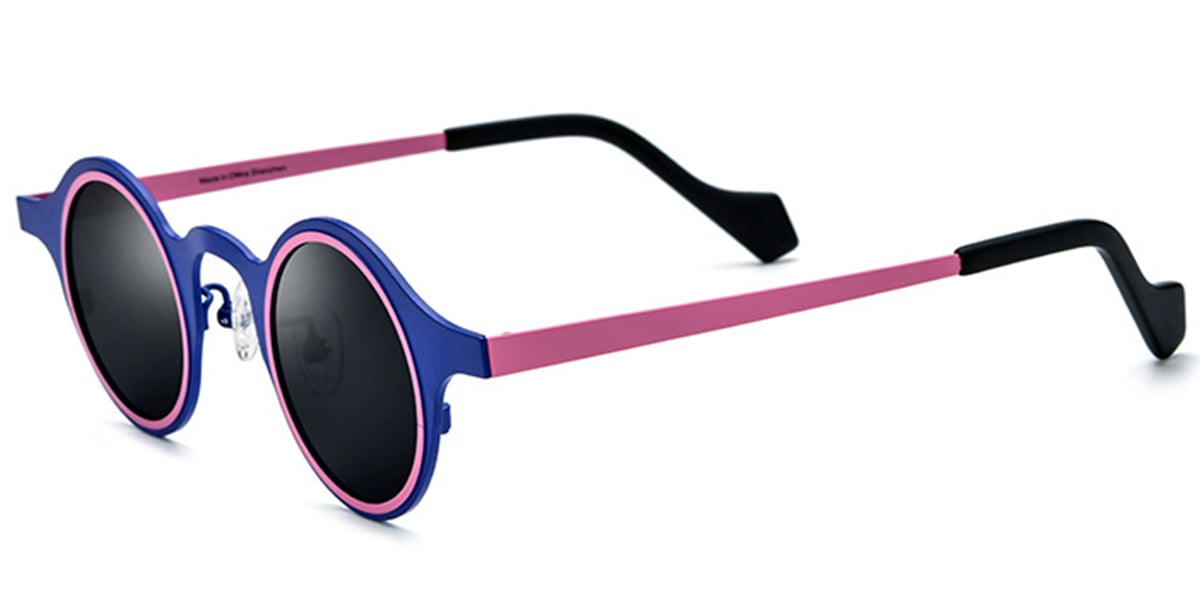 Titanium Round Sunglasses SG6860