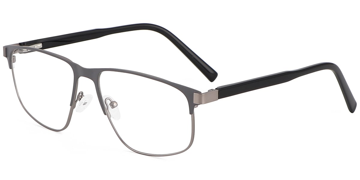 Acetate Metal Geometric Frame F8572