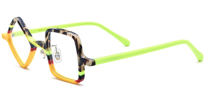 Acetate Geometric Frame F7730