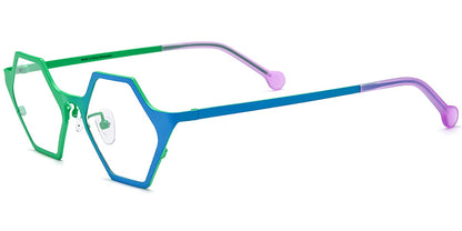 Titanium Geometric Frame F7326