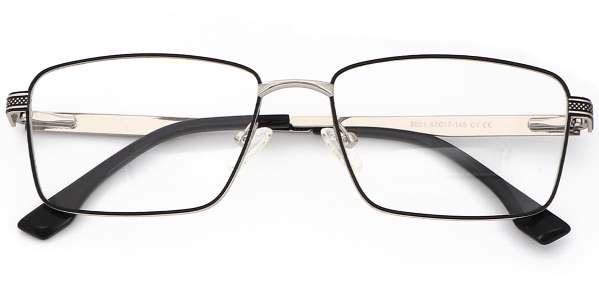 Acetate Metal Rectangle Frame F8720