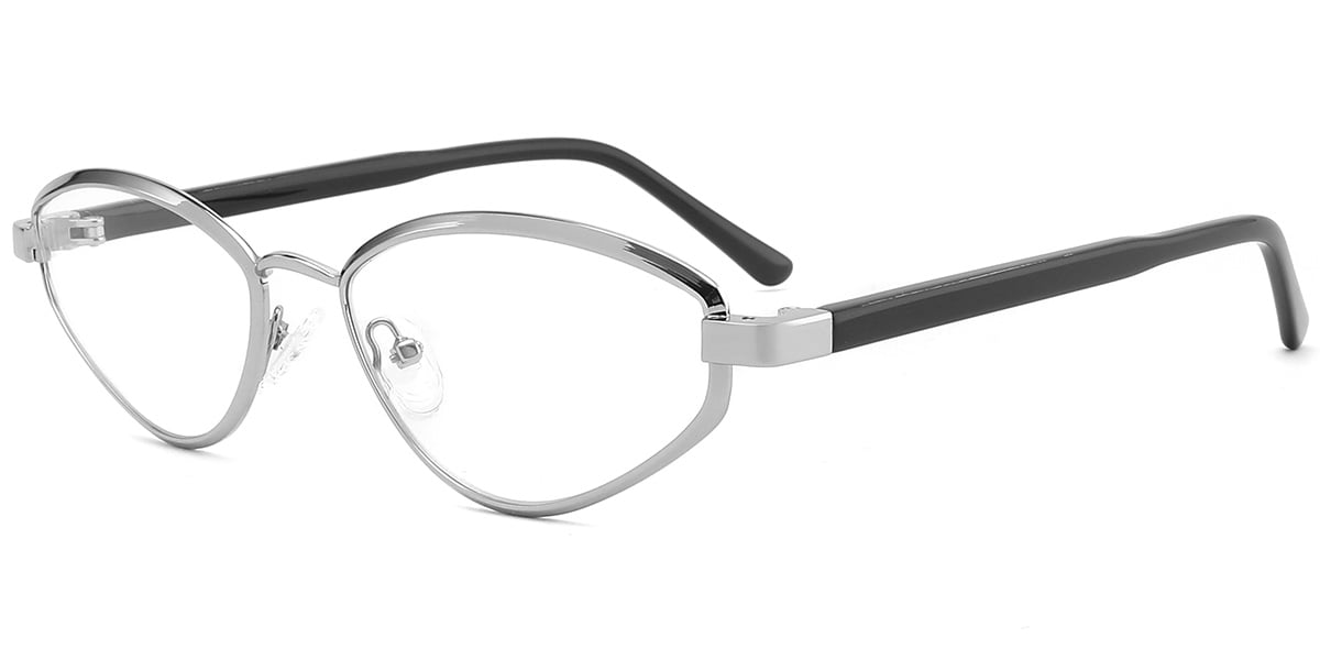 Acetate Metal Geometric Frame F10401