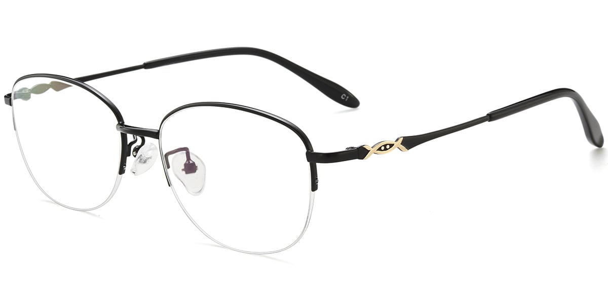 Oval Eyeglasses F9218