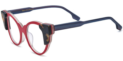 Acetate Cat Eye Frame F7324