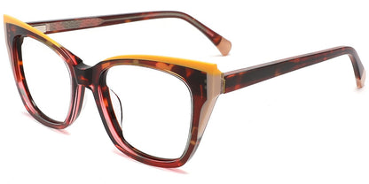 Acetate Cat Eye Frame F8437
