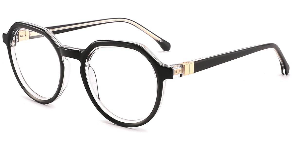 Acetate Round Frame F9375