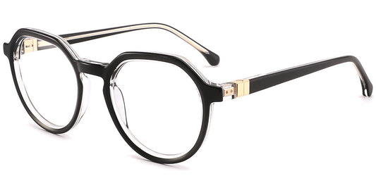 Acetate Round Frame F9375