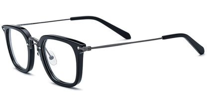 Acetate Titanium Square Frame F6070