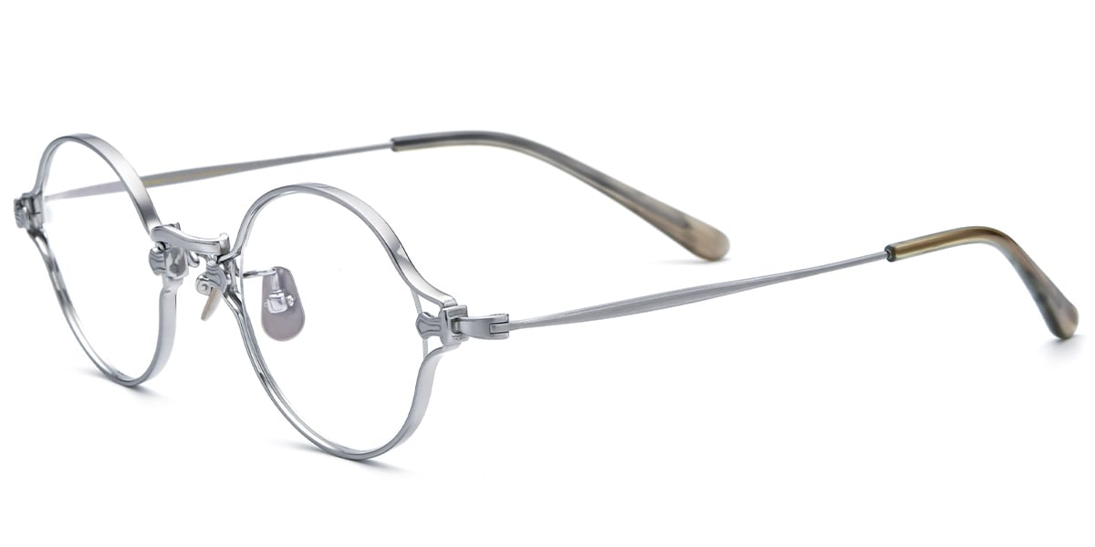 Titanium Round Frame F5748