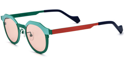 Titanium Oval Sunglasses SG6858