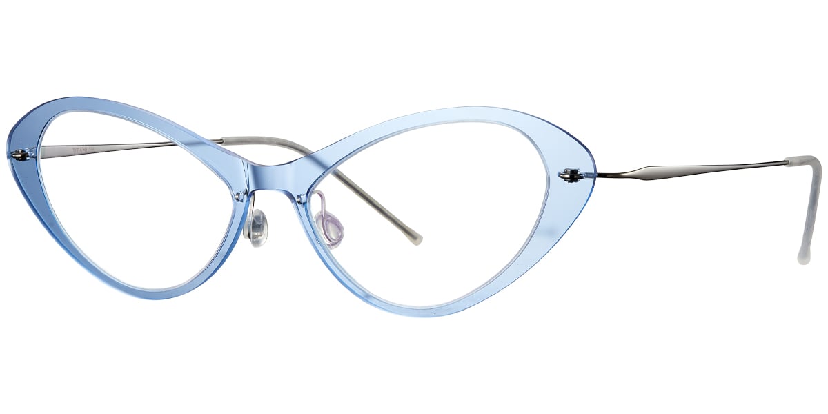 Titanium Cat Eye Frame F4317