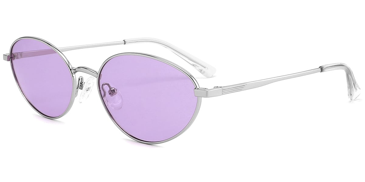 Metal Oval Sunglasses SG10162