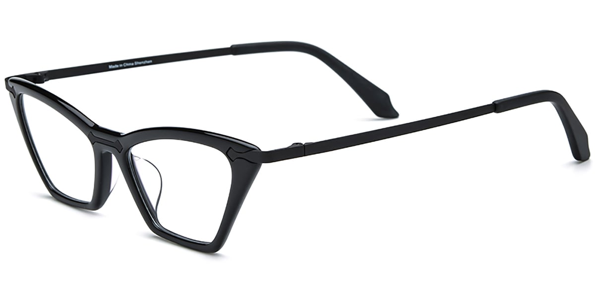 Acetate Titanium Cat Eye Frame F7567