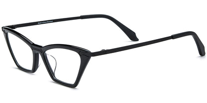 Acetate Titanium Cat Eye Frame F7567