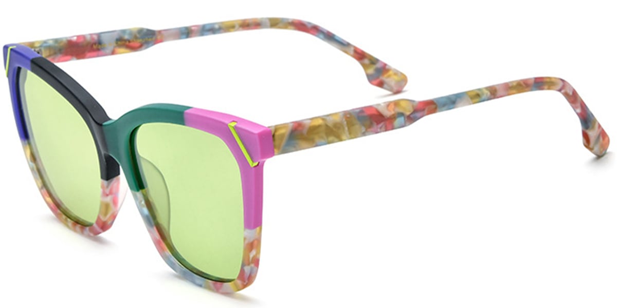 Acetate Square Sunglasses SG6397