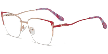 Acetate Metal Square Frame F9020