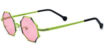 Titanium Geometric Sunglasses SG7306
