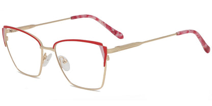 Acetate Metal Square Frame F8879