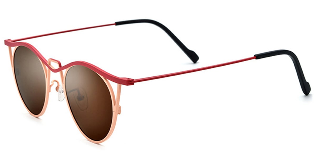 Titanium Cat Eye Sunglasses SG7043