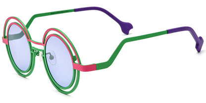 Titanium Round Sunglasses SG6785
