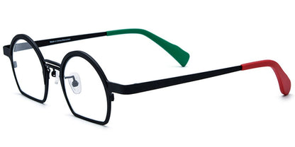 Titanium Geometric Frame F7021