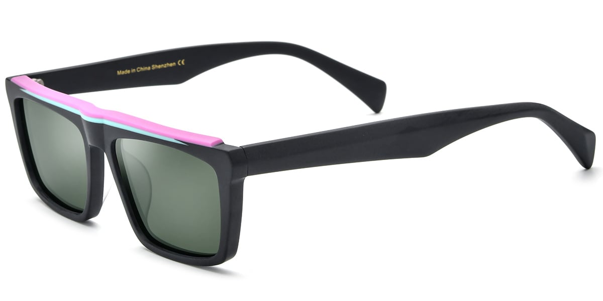 Acetate Rectangle Sunglasses SG5850