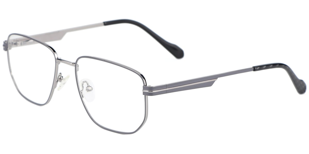 Acetate Metal Square Frame F8722