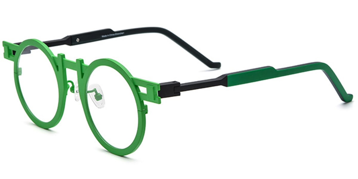 Titanium Round Frame F7037