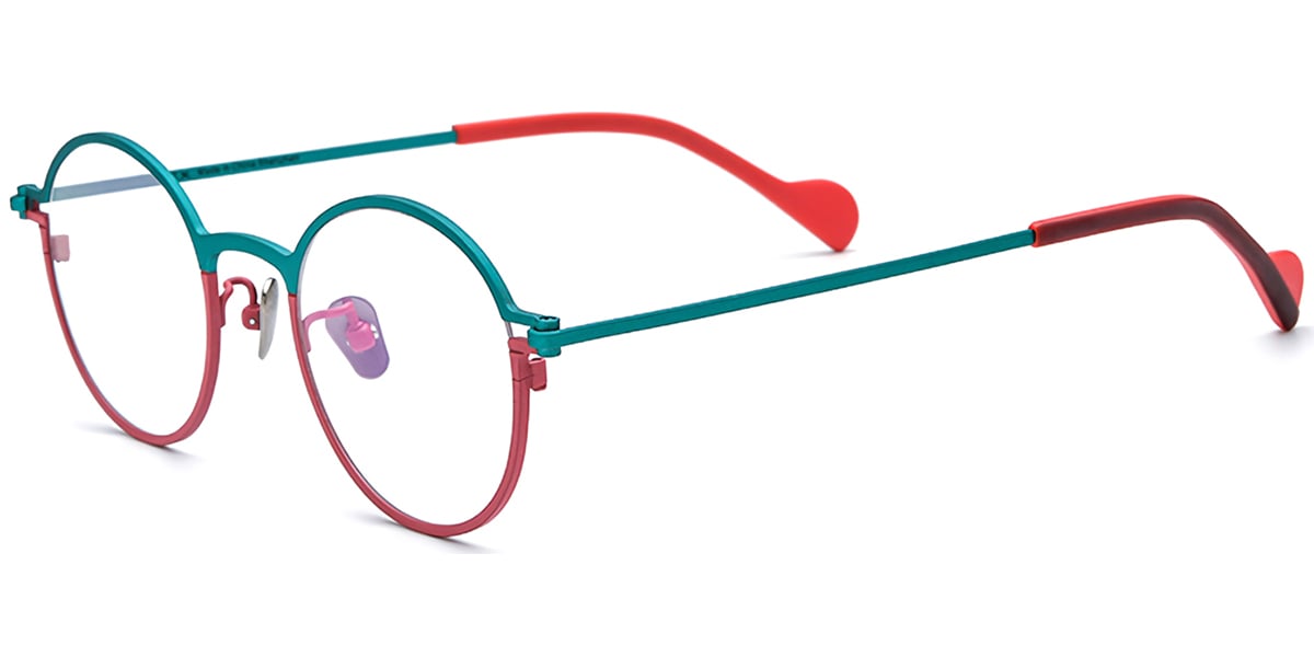 Titanium Round Frame F7410