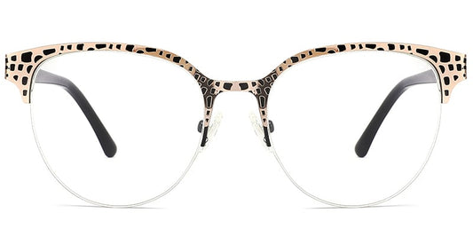Metal Cat Eye Frame F4016