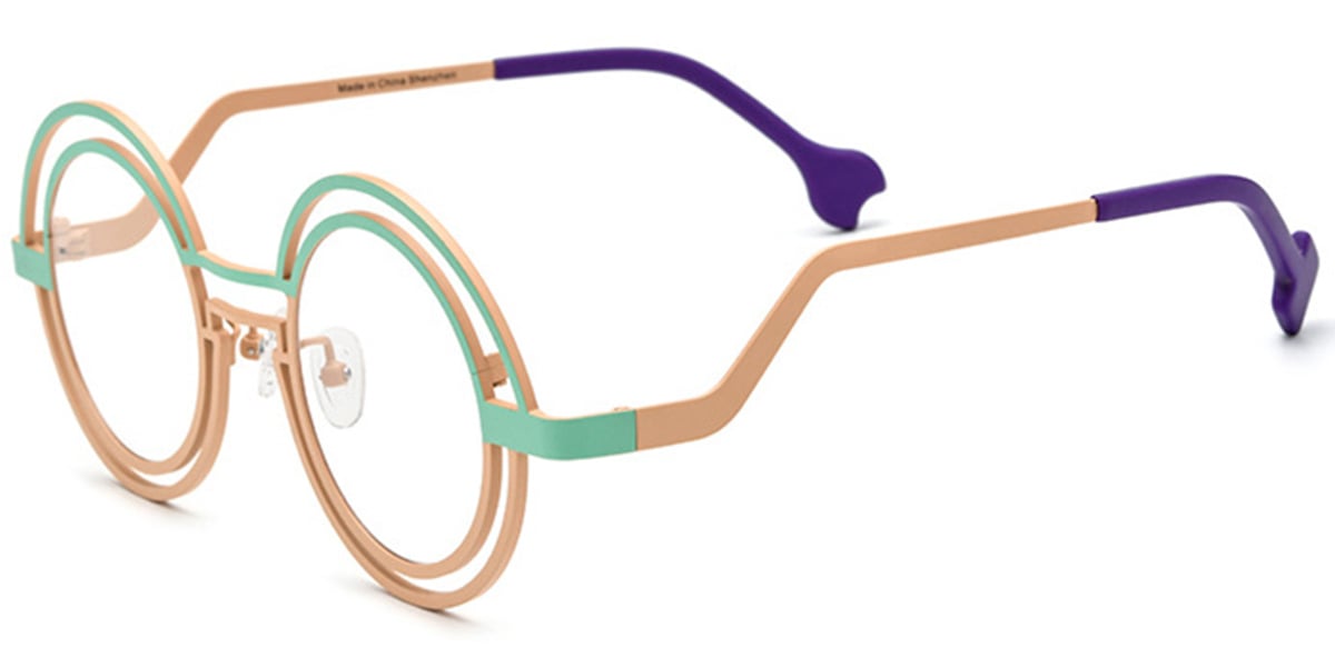 Titanium Round Frame F6784