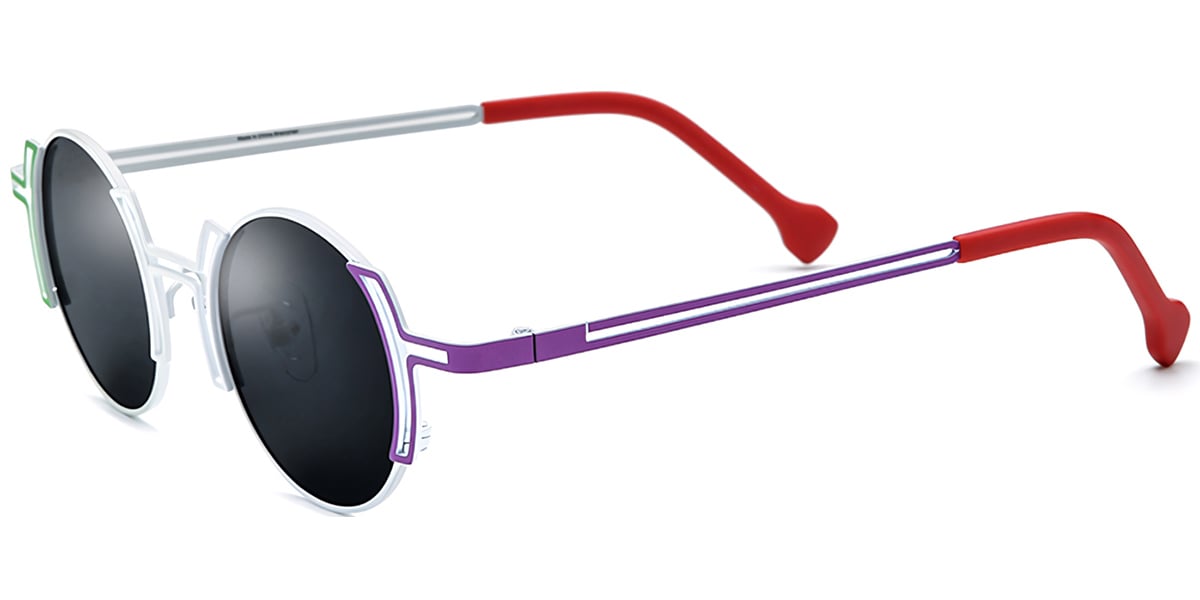 Titanium Round Sunglasses SG7308