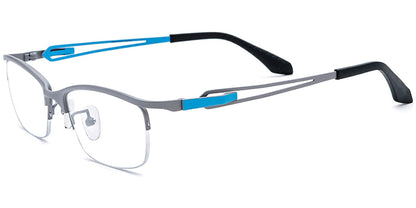 Titanium Rectangle Frame F7176