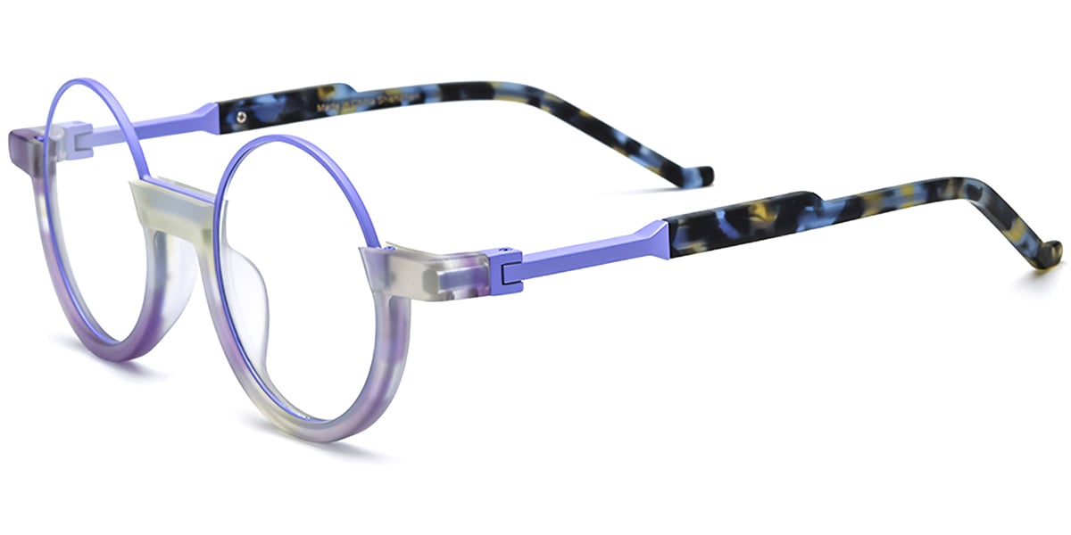 Acetate Round Frame F7398