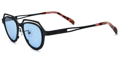 Titanium Geometric Sunglasses SG6904