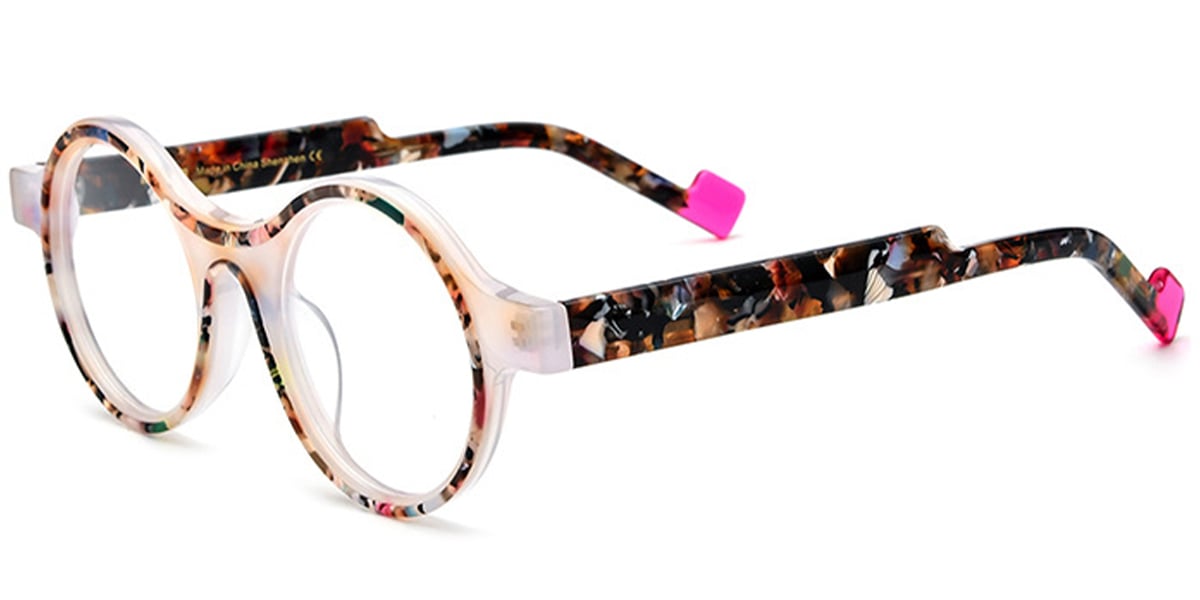 Acetate Round Frame F6398