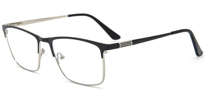 Acetate Metal Square Frame F8548