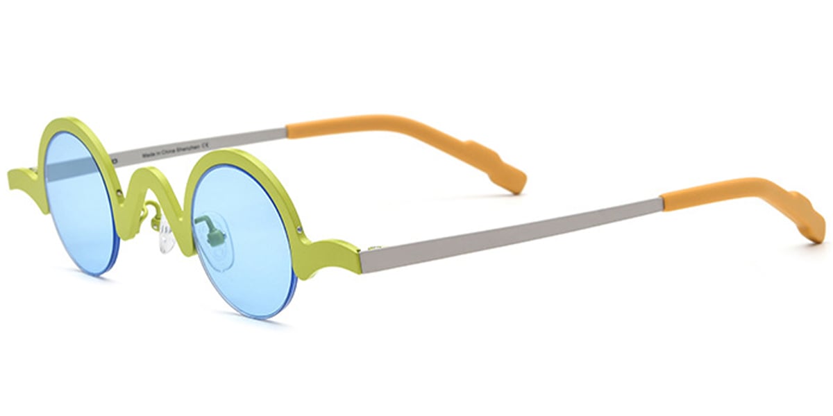 Titanium Round Sunglasses SG6368