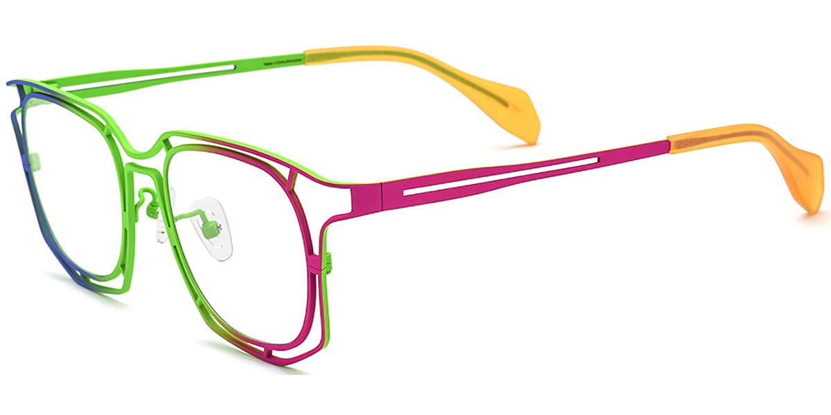 Titanium Square Frame F7402