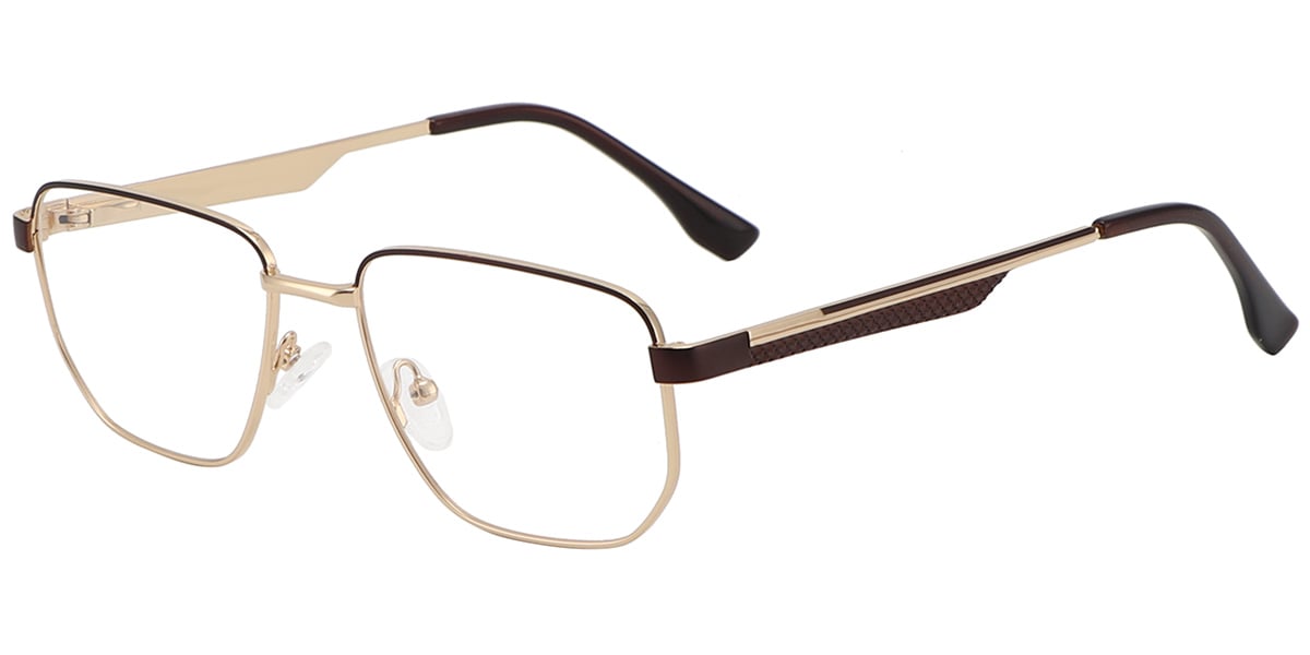 Acetate Metal Square Frame F9021