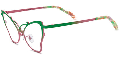 Titanium Cat Eye Frame F7299