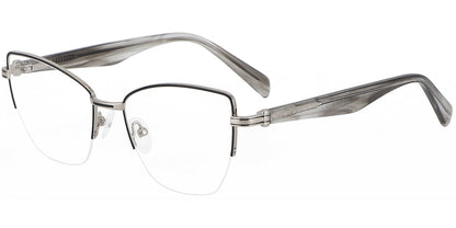 Acetate Metal Cat Eye Frame F9335