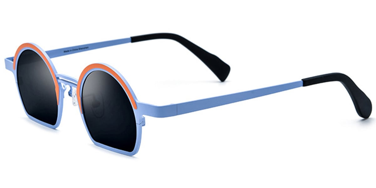Titanium Geometric Sunglasses SG7022